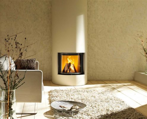 Runder-Kamin 57/67 beige