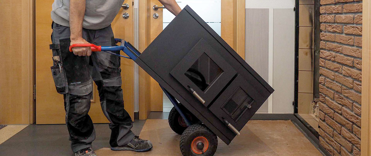 Austausch Heizeinsatz Kachelofen
